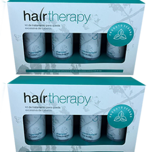 2 KITS HAIR THERAPY – TRATAMENTO 240 DIAS  ANTI-QUEDA CAPILAR  PROMOÇÃO